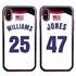 Personalized USA Soccer Jersey Case for iPhone Xs Max – Hybrid – (Black Case, Red Silicone)
