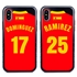 Personalized Spain Soccer Jersey Case for iPhone Xs Max – Hybrid – (Black Case, Red Silicone)
