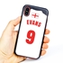 Personalized England Soccer Jersey Case for iPhone Xs Max – Hybrid – (Black Case, Red Silicone)
