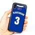 Personalized Iceland Soccer Jersey Case for iPhone Xs Max – Hybrid – (Black Case, Dark Blue Silicone)
