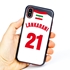 Personalized Iran Soccer Jersey Case for iPhone Xs Max – Hybrid – (Black Case, Red Silicone)
