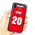 Personalized Tunisia Soccer Jersey Case for iPhone Xs Max – Hybrid – (Black Case, Red Silicone)
