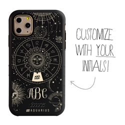 
Zodiac Case for iPhone 11 Pro – Hybrid - Aquarius – Zodiac - Personalized