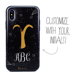 
Zodiac Case for iPhone XS Max – Hybrid - Aries – Brushtroke - Personalized