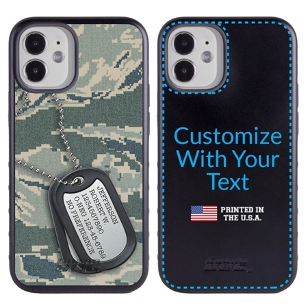 Military Case for iPhone 12 Mini – Hybrid - Silencer DogTag ABU Camo
