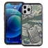 Military Case for iPhone 12 / 12 Pro – Hybrid - DogTag on ABU Camo
