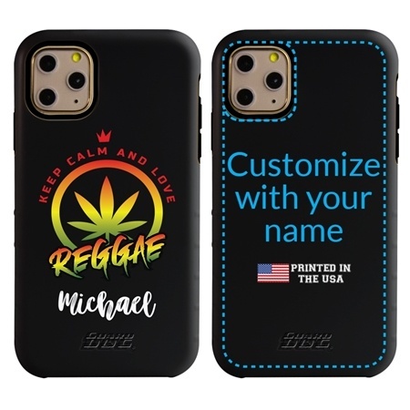 Funny Case for iPhone 11 Pro – Hybrid - Reggae Keep Calm
