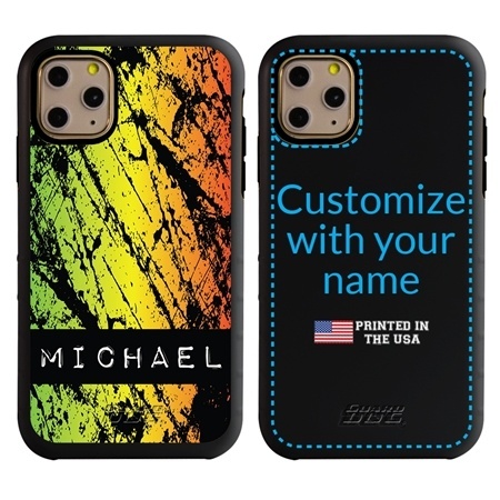 Funny Case for iPhone 11 Pro Max – Hybrid - Grunge Metal Reggae
