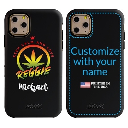 Funny Case for iPhone 11 Pro Max – Hybrid - Reggae Keep Calm
