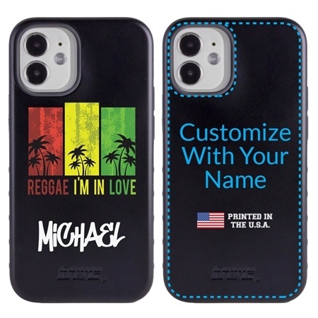 Funny Case for iPhone 12 Mini – Hybrid - Reggae Palms
