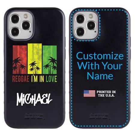 Funny Case for iPhone 12 Pro Max – Hybrid - Reggae Palms
