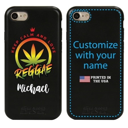 Funny Case for iPhone 7 / 8 / SE – Hybrid - Reggae Keep Calm
