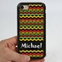 Funny Case for iPhone 7 / 8 / SE – Hybrid - Reggae Pattern
