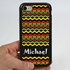 Funny Case for iPhone 7 / 8 / SE – Hybrid - Reggae Pattern
