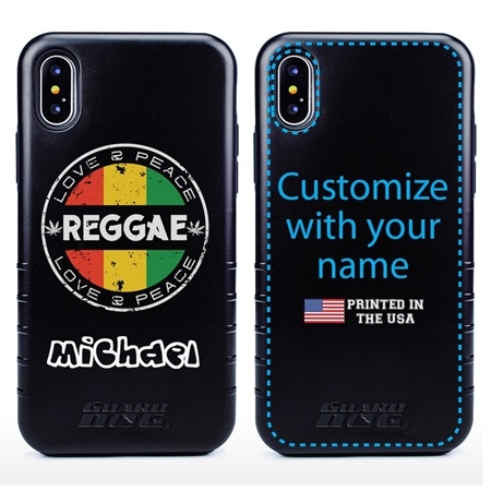 Funny Case for iPhone X / XS – Hybrid - Vintage Reggae
