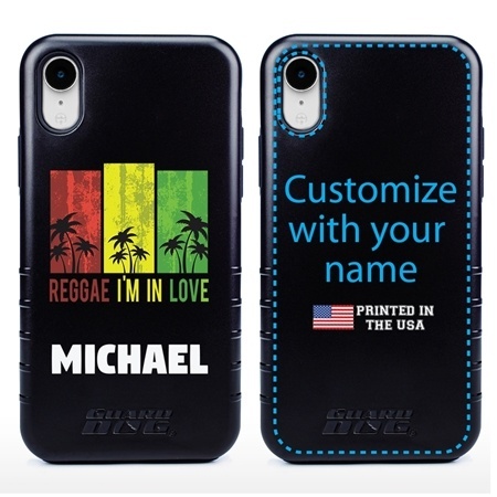 Funny Case for iPhone XR – Hybrid - Reggae Palms
