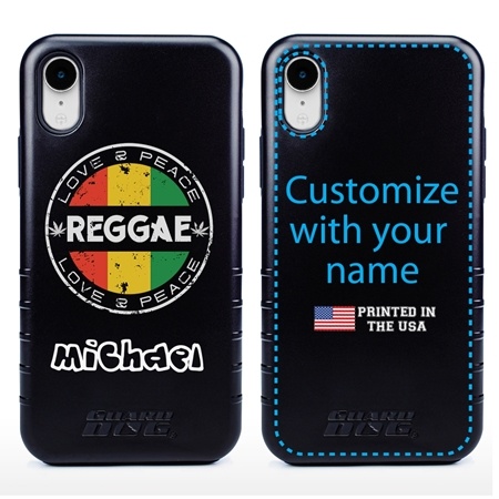 Funny Case for iPhone XR – Hybrid - Vintage Reggae
