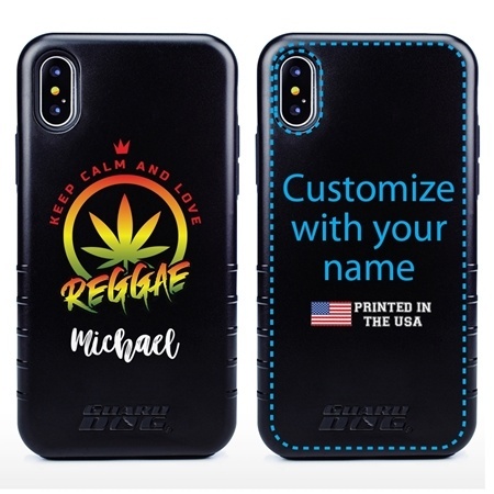 Funny Case for iPhone XS Max – Hybrid - Reggae Keep Calm
