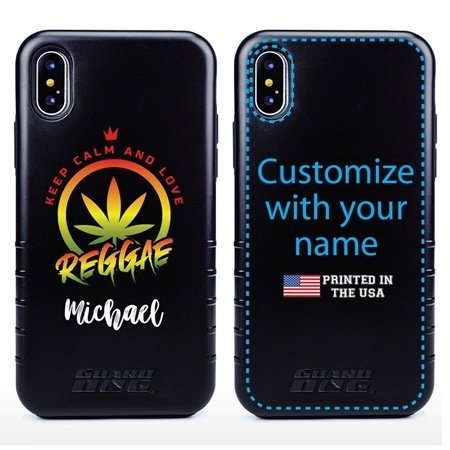 Funny Case for iPhone XS Max – Hybrid - Reggae Keep Calm
