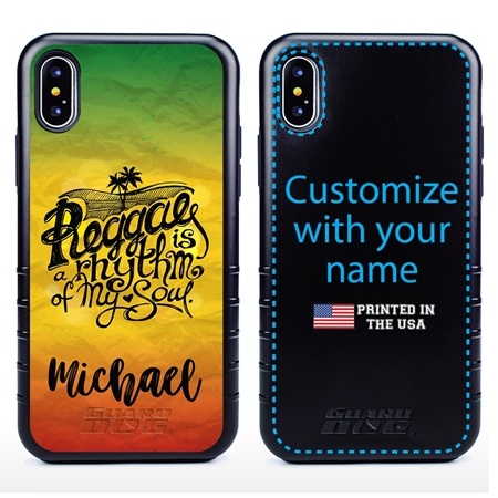 Funny Case for iPhone XS Max – Hybrid - Reggae Rhythm
