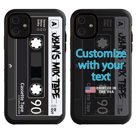 Funny Case for iPhone 11 – Hybrid - Mix Tape
