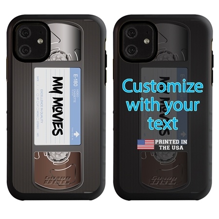 Funny Case for iPhone 11 – Hybrid - VHS Tape
