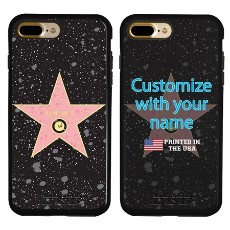 Funny Case for iPhone 7 Plus / 8 Plus – Hybrid - Hollywood Star - Music
