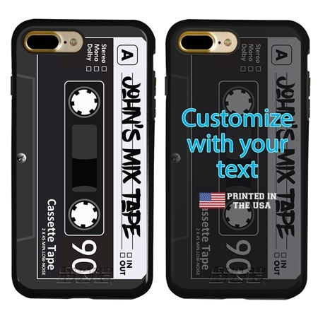 Funny Case for iPhone 7 Plus / 8 Plus – Hybrid - Mix Tape
