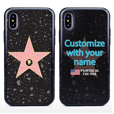 Funny Case for iPhone X / XS – Hybrid - Hollywood Star - Motion Pictures
