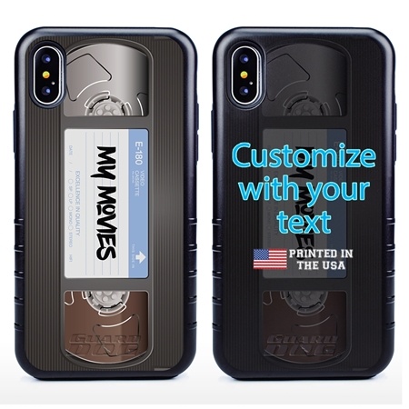 Funny Case for iPhone X / XS – Hybrid - VHS Tape
