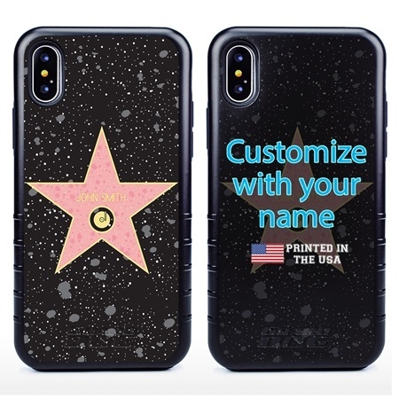 Funny Case for iPhone XS Max – Hybrid - Hollywood Star - Music
