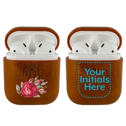 
Personalized Leather Case for AirPods – Roses