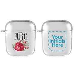 
Personalized Clear Case for AirPods – Roses