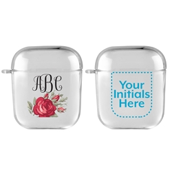 
Personalized Clear Case for AirPods – Roses