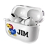Kansas Jayhawks Custom Clear Case for AirPods Pro

