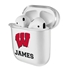 Wisconsin Badgers Custom Clear Case for AirPods
