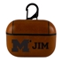 Michigan Wolverines Custom Leather Case for AirPods Pro
