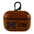 Michigan Wolverines Custom Leather Case for AirPods Pro
