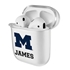 Michigan Wolverines Custom Clear Case for AirPods
