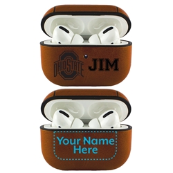 
Ohio State Buckeyes Custom Leather Case for AirPods Pro