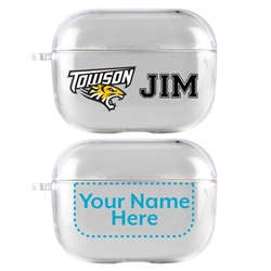 
Towson Tigers Custom Clear Case for AirPods Pro