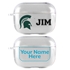 Michigan State Spartans Custom Clear Case for AirPods Pro
