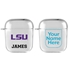 LSU Tigers Custom Clear Case for AirPods
