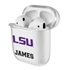 LSU Tigers Custom Clear Case for AirPods
