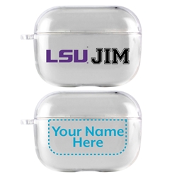 
LSU Tigers Custom Clear Case for AirPods Pro