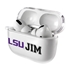 LSU Tigers Custom Clear Case for AirPods Pro
