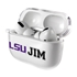 LSU Tigers Custom Clear Case for AirPods Pro
