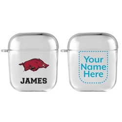 
Arkansas Razorbacks Custom Clear Case for AirPods