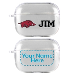 
Arkansas Razorbacks Custom Clear Case for AirPods Pro