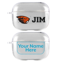 
Oregon State Beavers Custom Clear Case for AirPods Pro